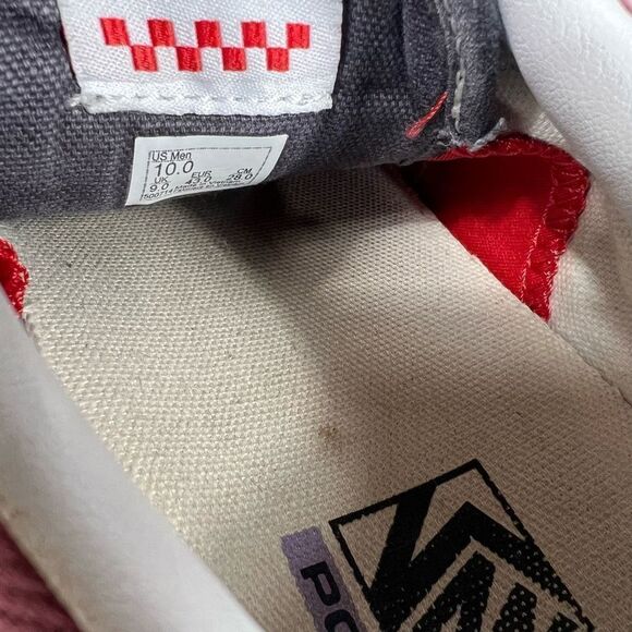 Vans Men's Skate Old Skool Asphalt Pomegranate Canvas Suede‎ Shoes Size 10 - Picture 8 of 8